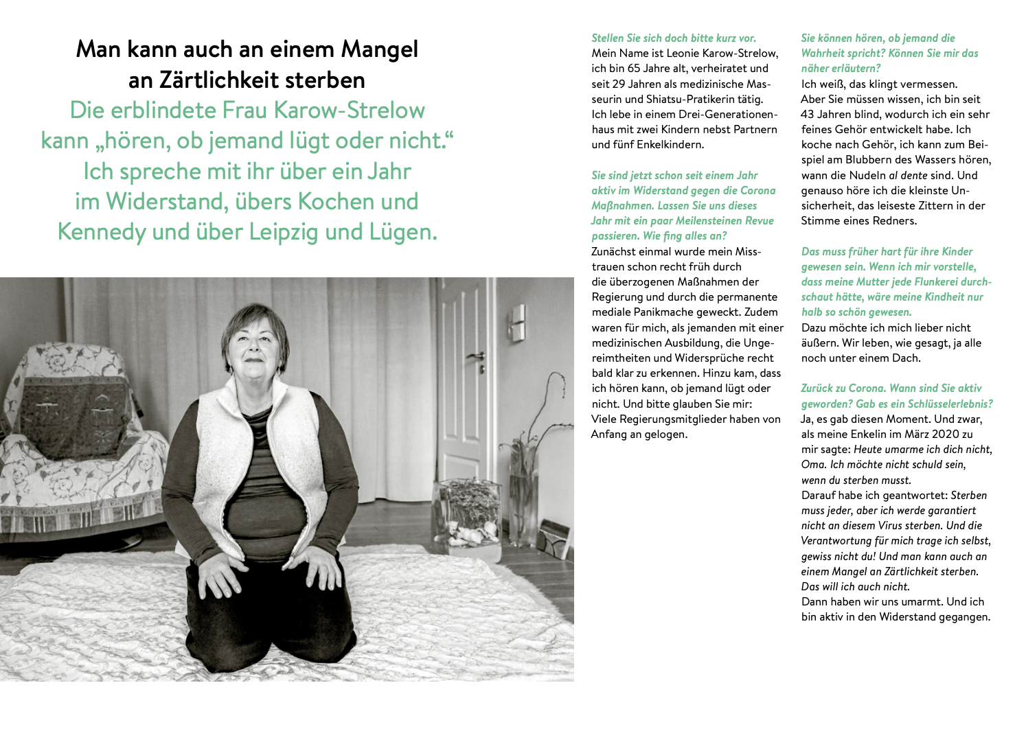 Buchinnenseite mit Karow-Strelow
